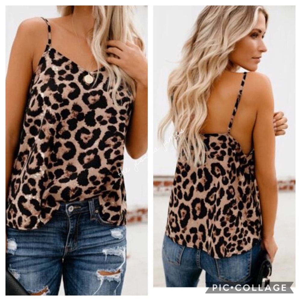 Leopard Print Camisole NEW